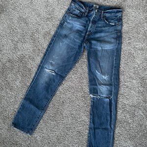 Citizens of Humanity Liya High Rise Classic Fit Crop Jeans, Size 27